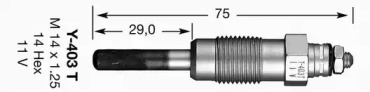 Свеча накаливания NGK 7494